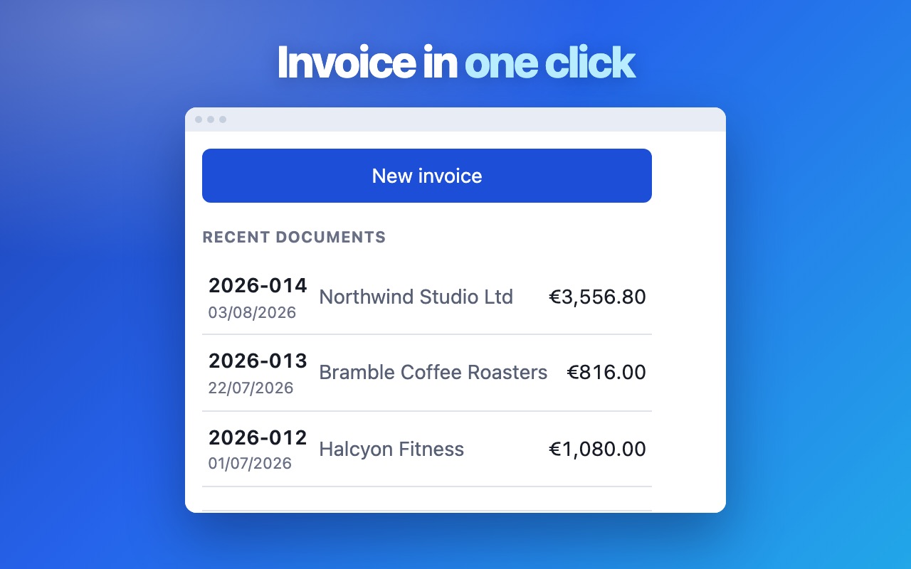 Invoice Generator — screen 3