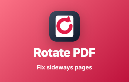 Rotate PDF screenshot