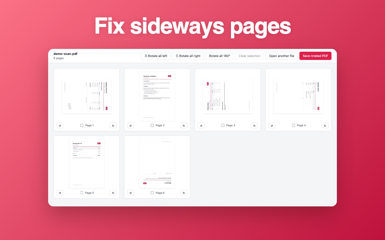Rotate PDF — screen 1