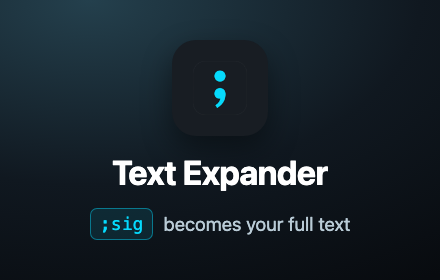 Text Expander screenshot